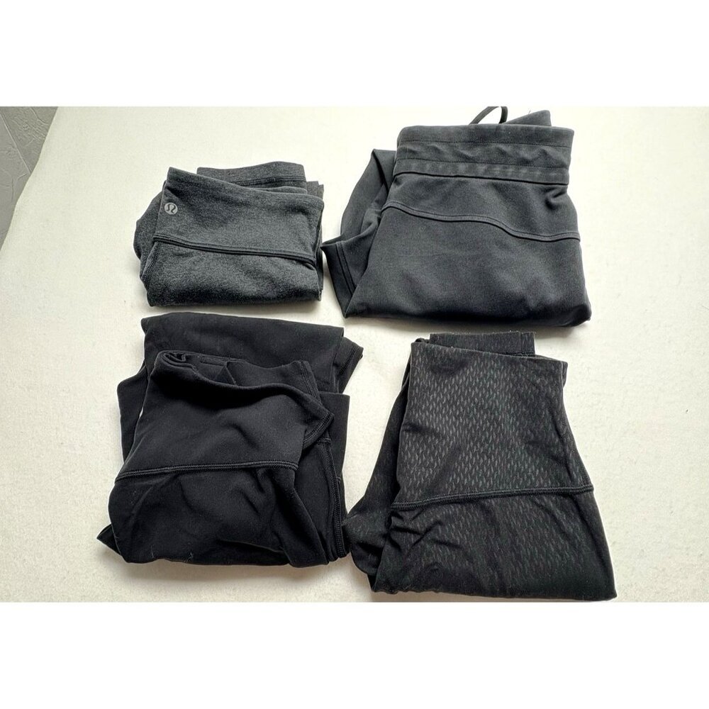 LULULEMON Women Bundle of 4 Leggings Align Groove Dance High Rise Sz 6 39-5